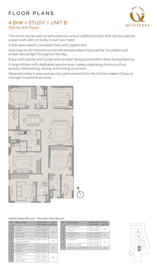 Quintessa : The Pinnacle of Luxury Living in the Heart of Kolkatas Kankurgachi Floor plan